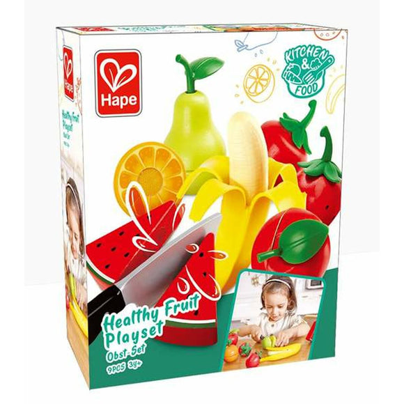 Kit aus Spielzeuglebensmittel Hape 9 Stücke Früchte