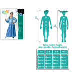 Verkleidung für Kinder Prinzessin Blau