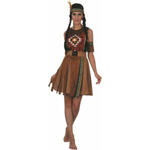 Verkleidung für Erwachsene Damen Indianer (4 Stücke)